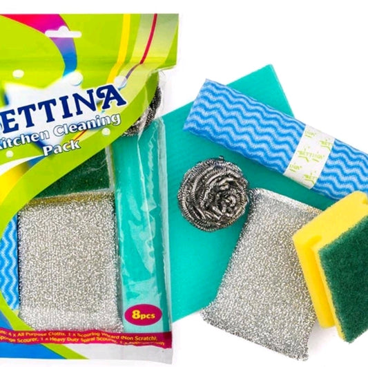 Elbow Grease 4 Pack Kitchen Cleaning Bundle with Sponges Household Spray Gloves multi cleaner powder bomb power clean